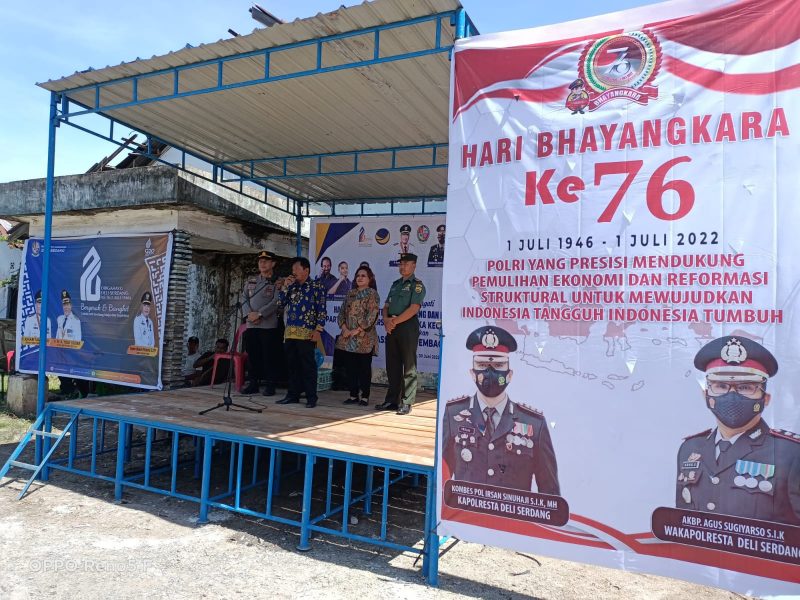 Sambut HUT Bhayangkara ke 76 dan Hari Jadi Kabupaten Deli Serdang Polsek Bangun Purba Gelar Bhakti Kesehatan 1 Sambut HUT Bhayangkara ke 76 dan Hari Jadi Kabupaten Deli Serdang Polsek Bangun Purba Gelar Bhakti Kesehatan | Pristiwa News | Pristiwa.com