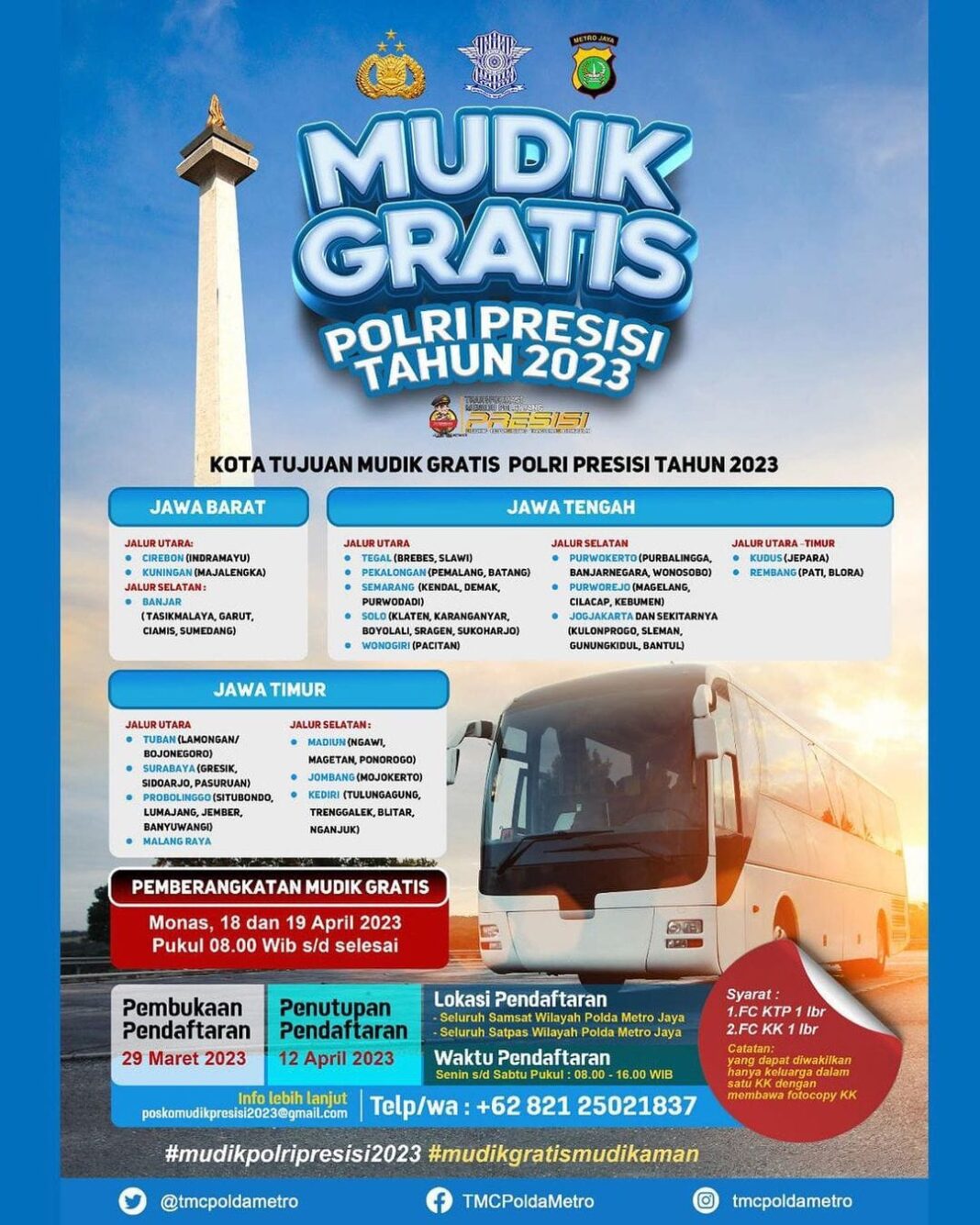 Mudik Gratis Polri